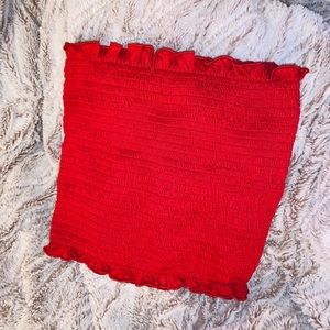 Ruffle Tube Top